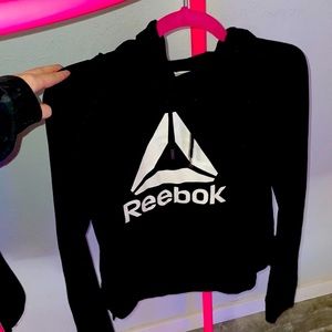 Small black Reebok hoodie